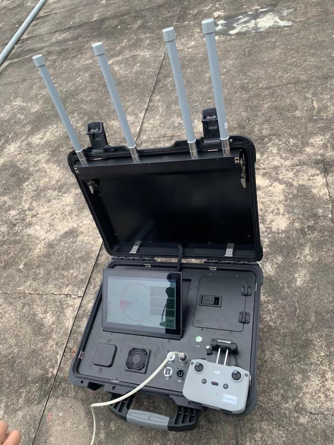 Portable Drone Detector Aeroscope Mobile Works Offline Online Can Positioning Controller Pilot Uav Detection Fpv Autel Mavic