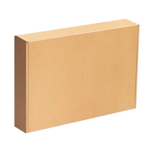 Solid Color Three-Layer Corrugated Paper Packing Box Express Packed Clothing Underwear Extra Hard for Aircraft Transportation
