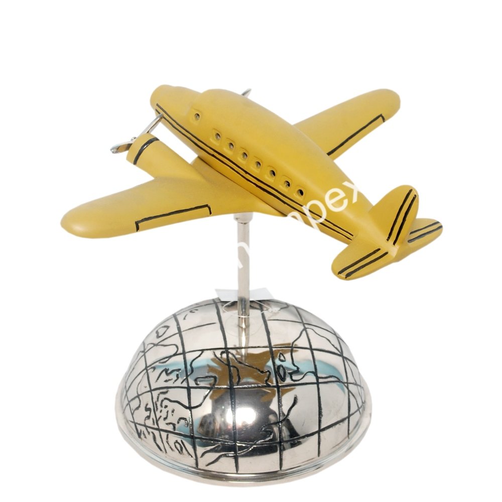 OEM ODM Customized Normal Aircraft Model With Base Stand Cast Aluminium High Polished quality Portable Airplane Models & Object