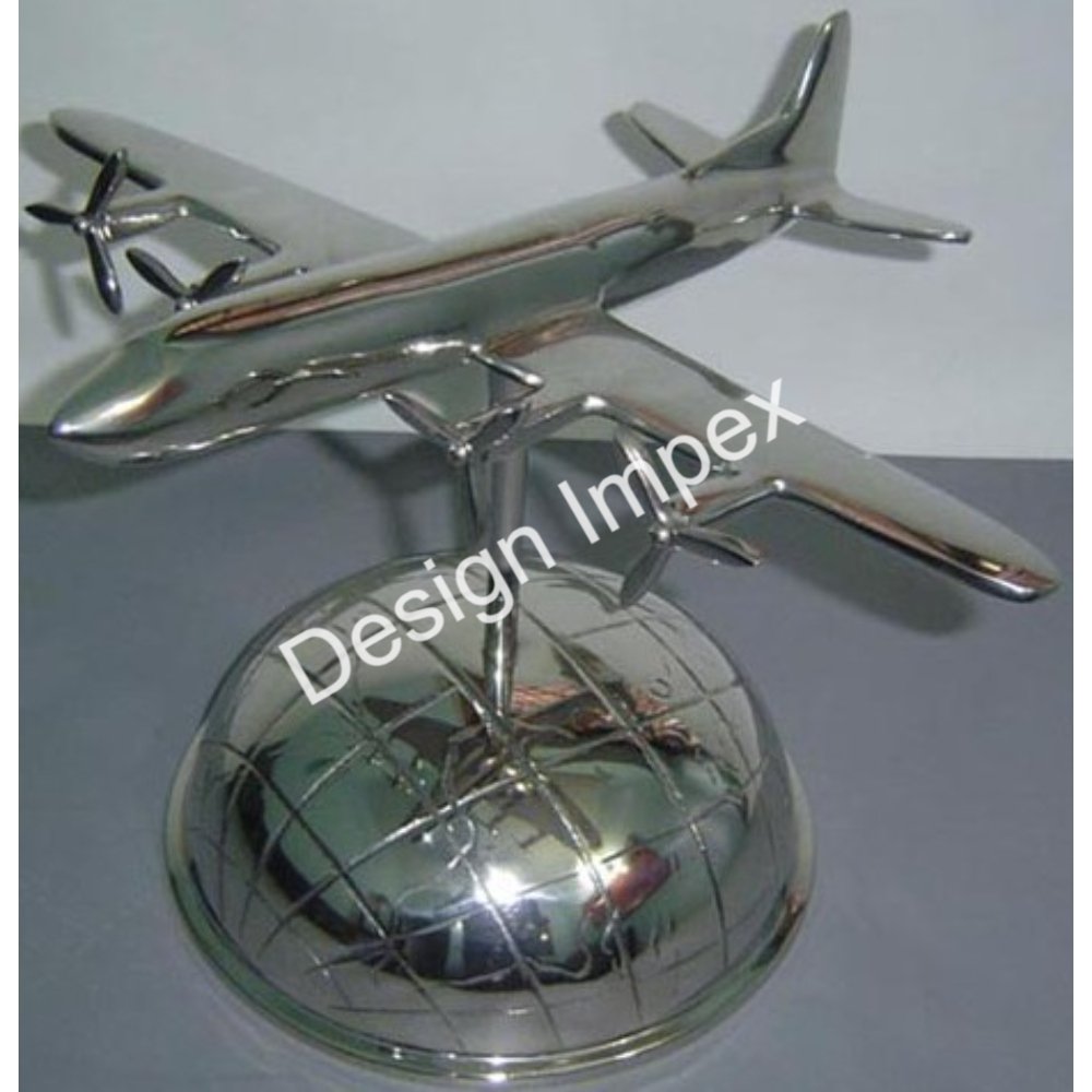 OEM ODM Customized Normal Aircraft Model With Base Stand Cast Aluminium High Polished quality Portable Airplane Models & Object