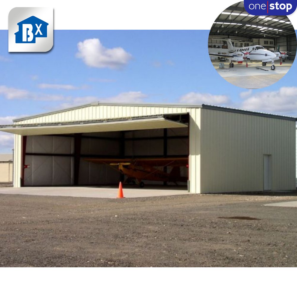 ONE-STOP Service Prefab Aircraft Storage Hangars Steel Structure Airplane Hangar Solutions For Secure & Aviation Warehousing