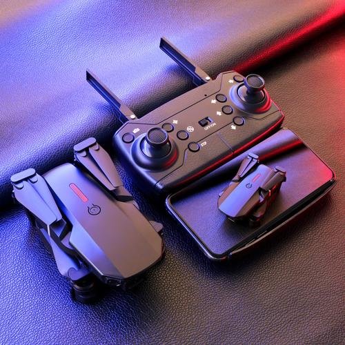 E88 Pro aircraft 4k camera Dual Camera adjustable aircraft quadcopter 360 degree rolling foldable flying aircraft with camera