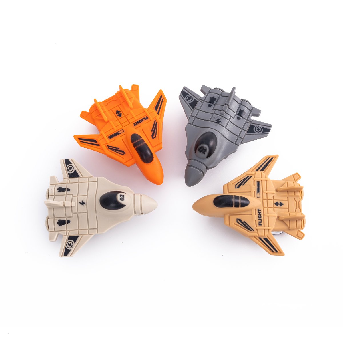 Hot Sale Promotions Wholesale Promotion Mini Plastic Pull-back Fighter Aircraft-shaped Toys For Kids