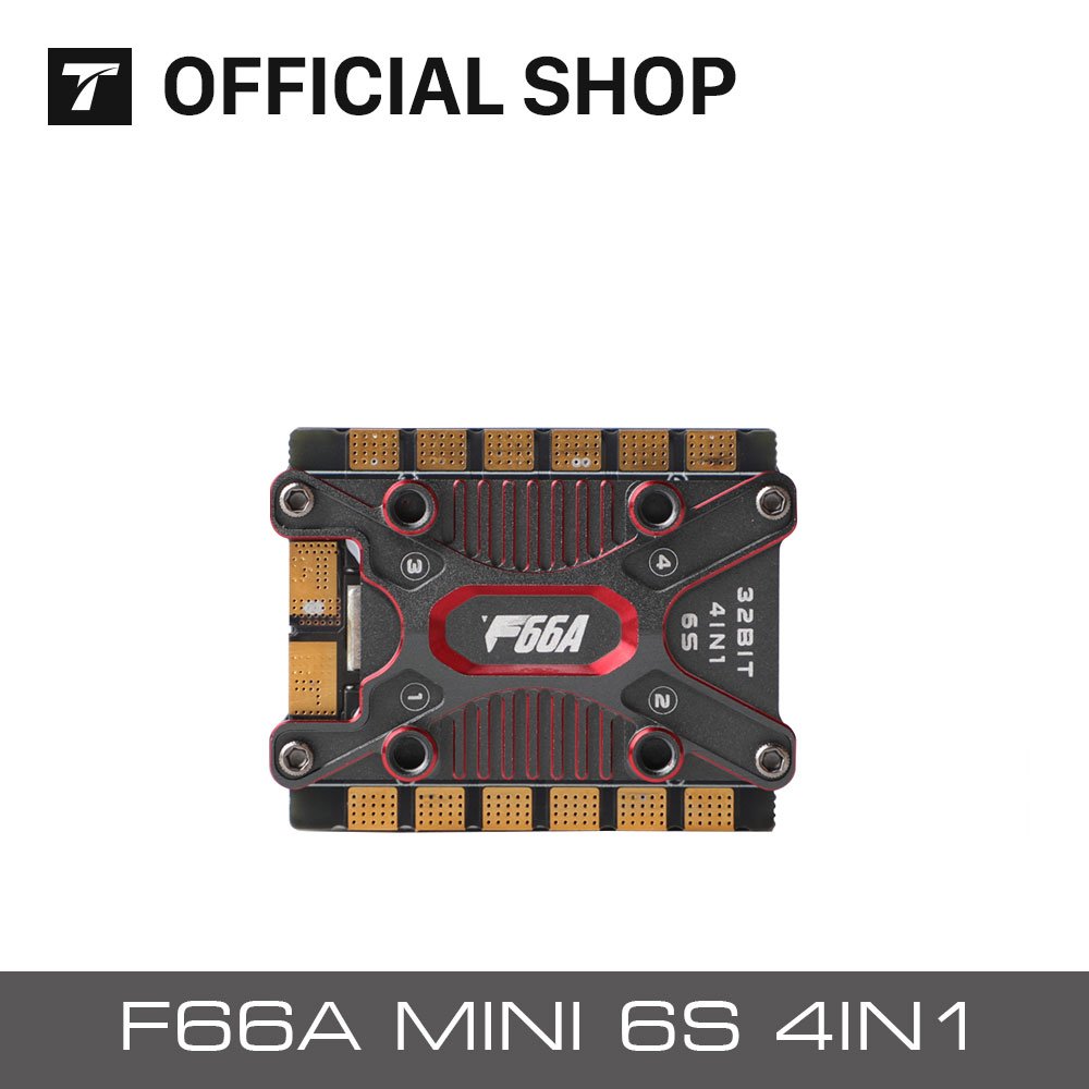 T-MOTOR F66A MINI 6S 4IN1 RC Remote Control Drones Accessory BLHeli32 Firmware 20x20 M3 Drone ESC