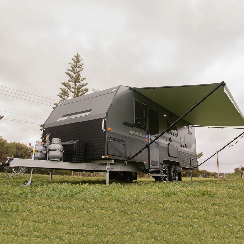 2025 Factory New High Quality Luxurious Accommodation 21ft Off Road Caravan With Toilet For Sale