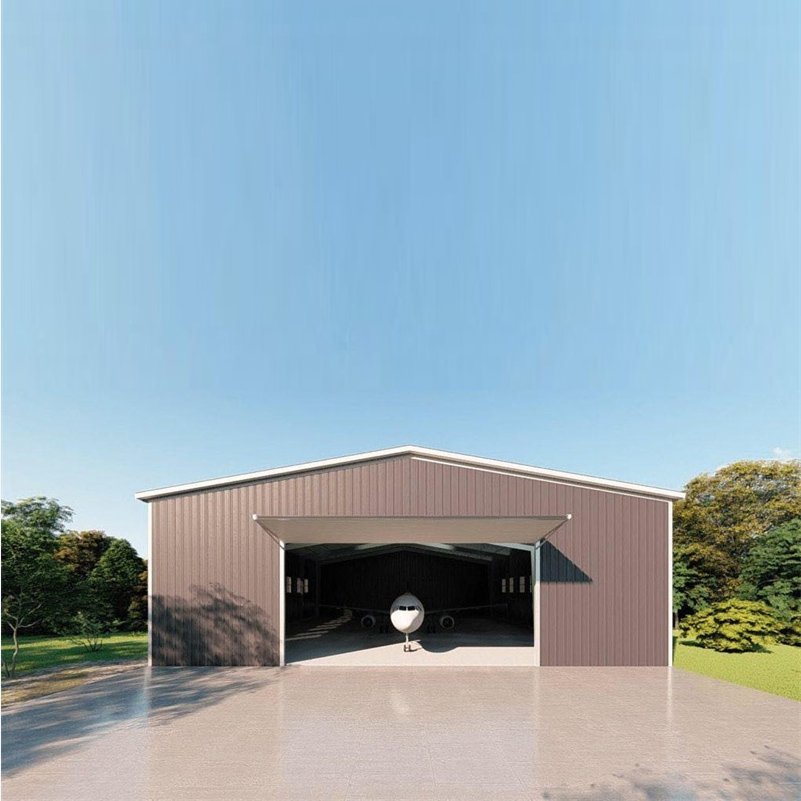 High Quality Steel Structure Construction Building Steel Structure Airplane Hangar