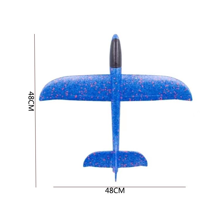 Hand-throwing Foam Airplane Model 48cm Slewing Ultralight Throwing Glider Children