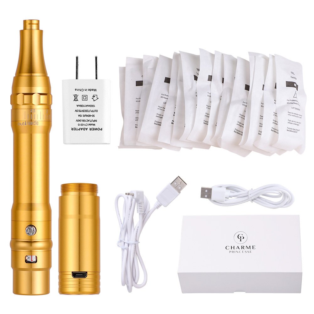 OEM Logo Digital Cordless Microshading Eyebrow Tattoo Machine Rotary Permanent Makeup Machine
