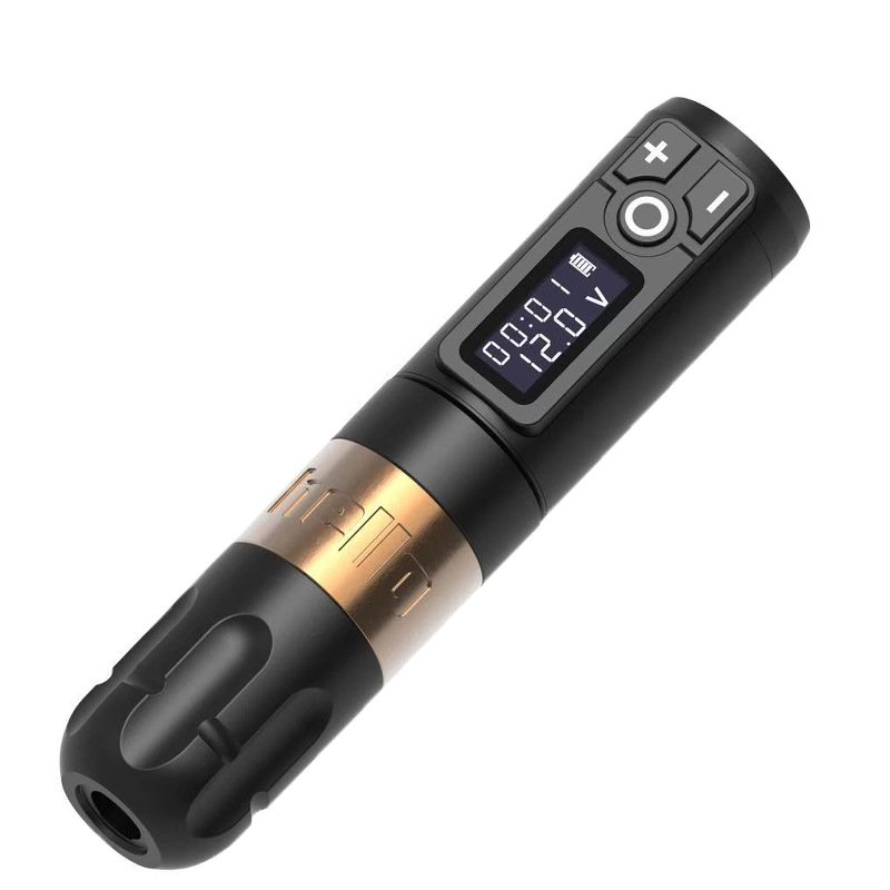 HELLO Soldier Wireless Tattoo Pen Machine Battery with Portable Power Coreless Motor Digital LED Display For Body Art