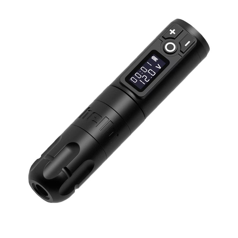 HELLO Soldier Wireless Tattoo Pen Machine Battery with Portable Power Coreless Motor Digital LED Display For Body Art