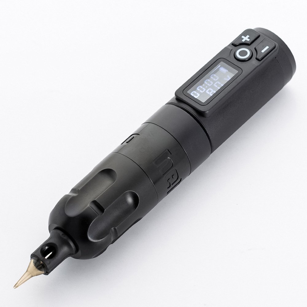 HELLO Soldier Wireless Tattoo Pen Machine Battery with Portable Power Coreless Motor Digital LED Display For Body Art