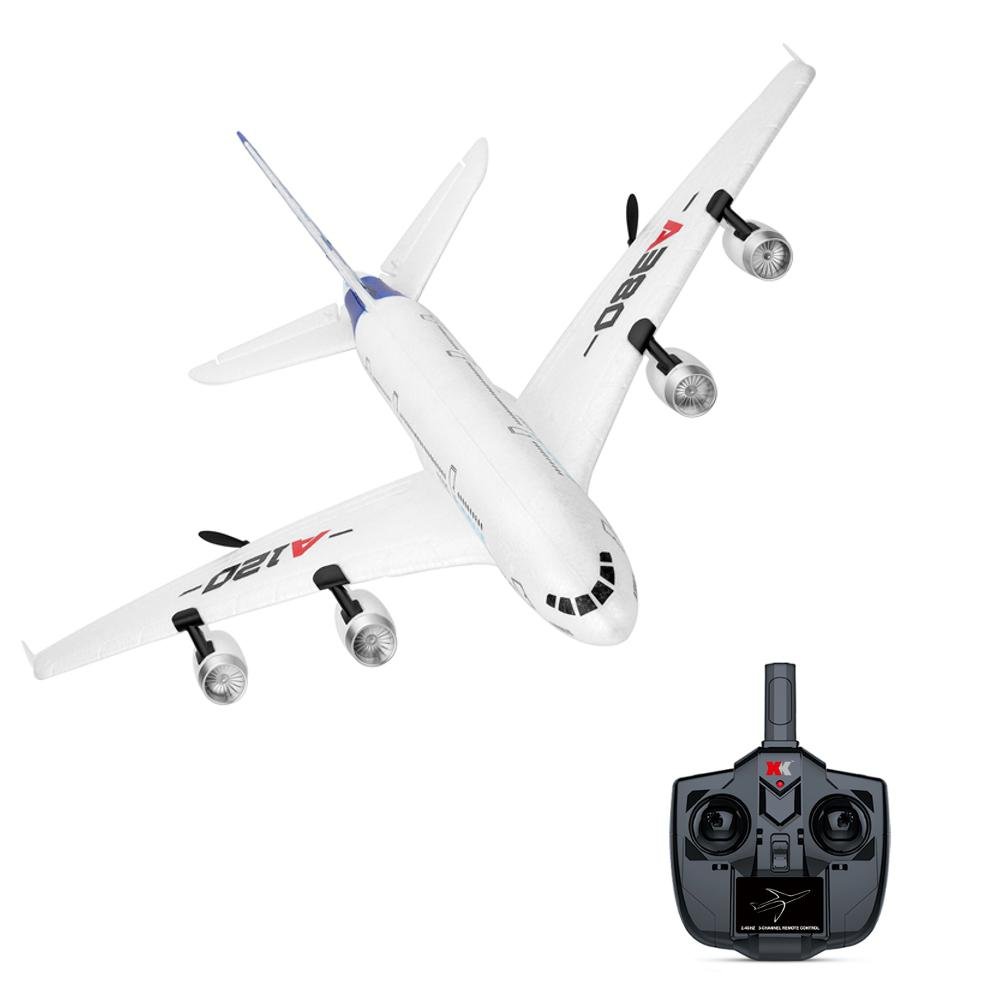 Wltoys XK A120 Airbus A380 Model Remote Control Plane 2.4G 3CH EPP RC Airplane Fixed-Wing RTF RC Wingspan Toy