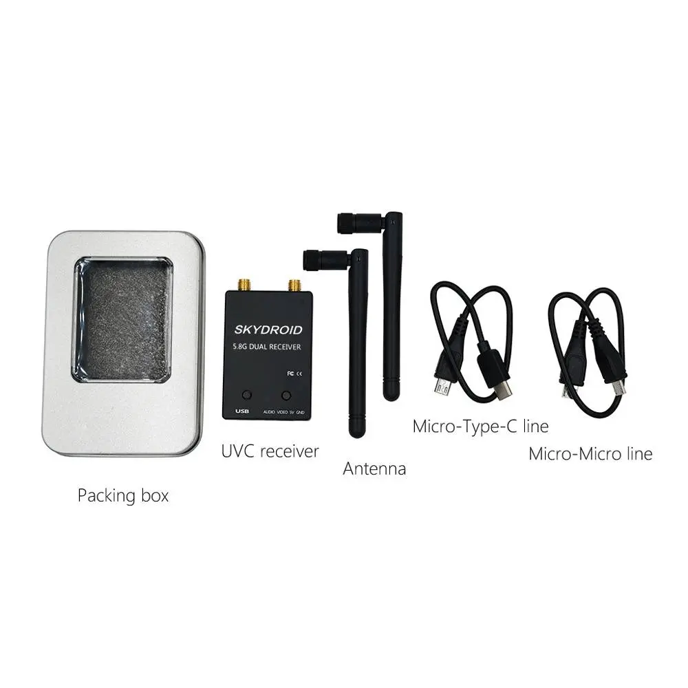 Skydroid 5.8GHz OTG Dual Antenna FPV Receiver For Android Smartphone