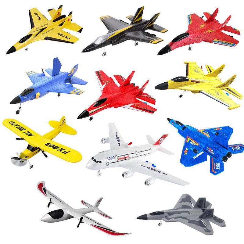 New remote control aircraft J-11 fighter model remote control foam glider model UAV HW34 Drone