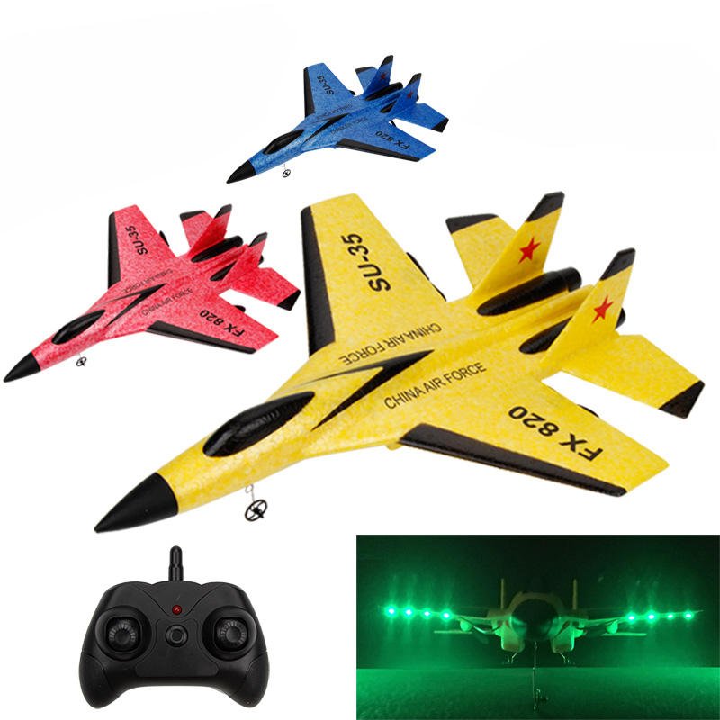 New remote control aircraft J-11 fighter model remote control foam glider model UAV HW34 Drone