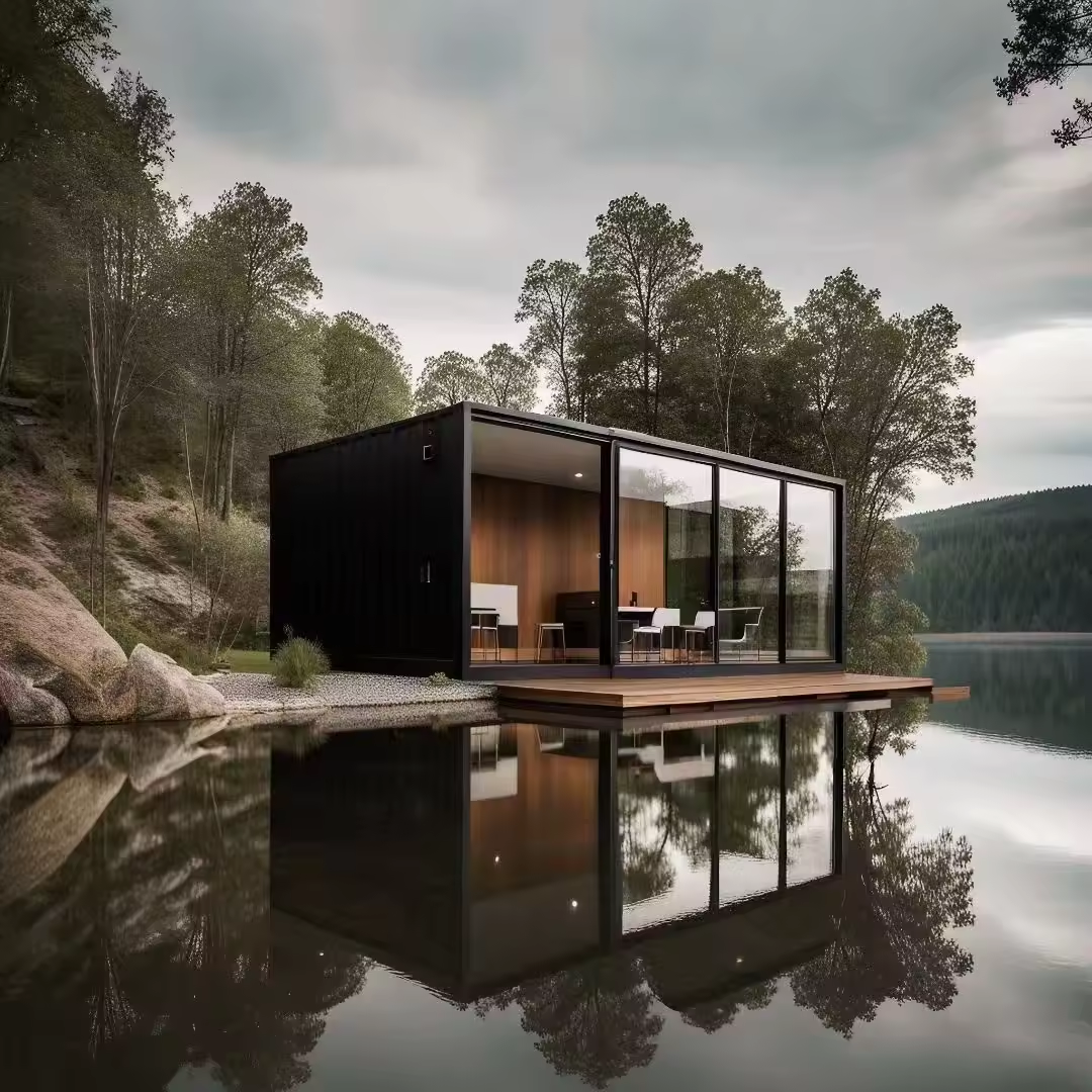 20ft Modular Tiny Homes Ready to Ship Cabin Container House Detachable Office Pod Customizable Tiny Living Space