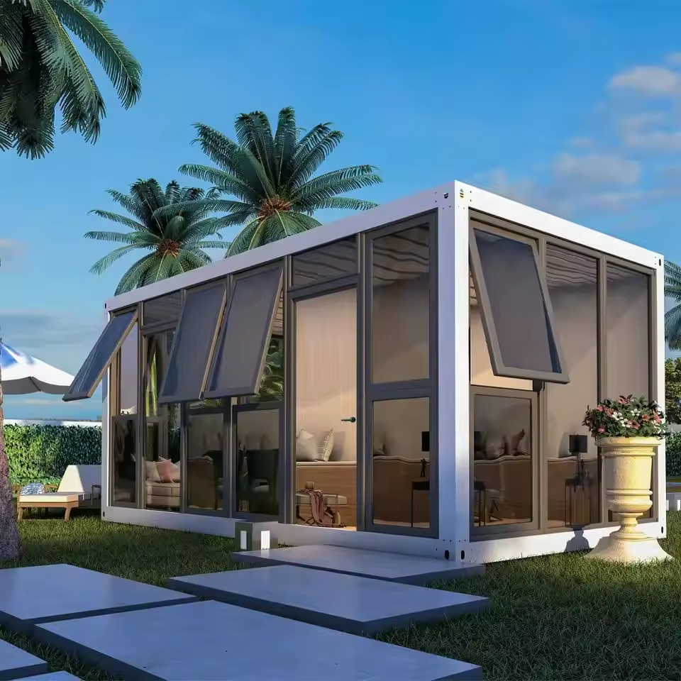 20ft Modular Tiny Homes Ready to Ship Cabin Container House Detachable Office Pod Customizable Tiny Living Space