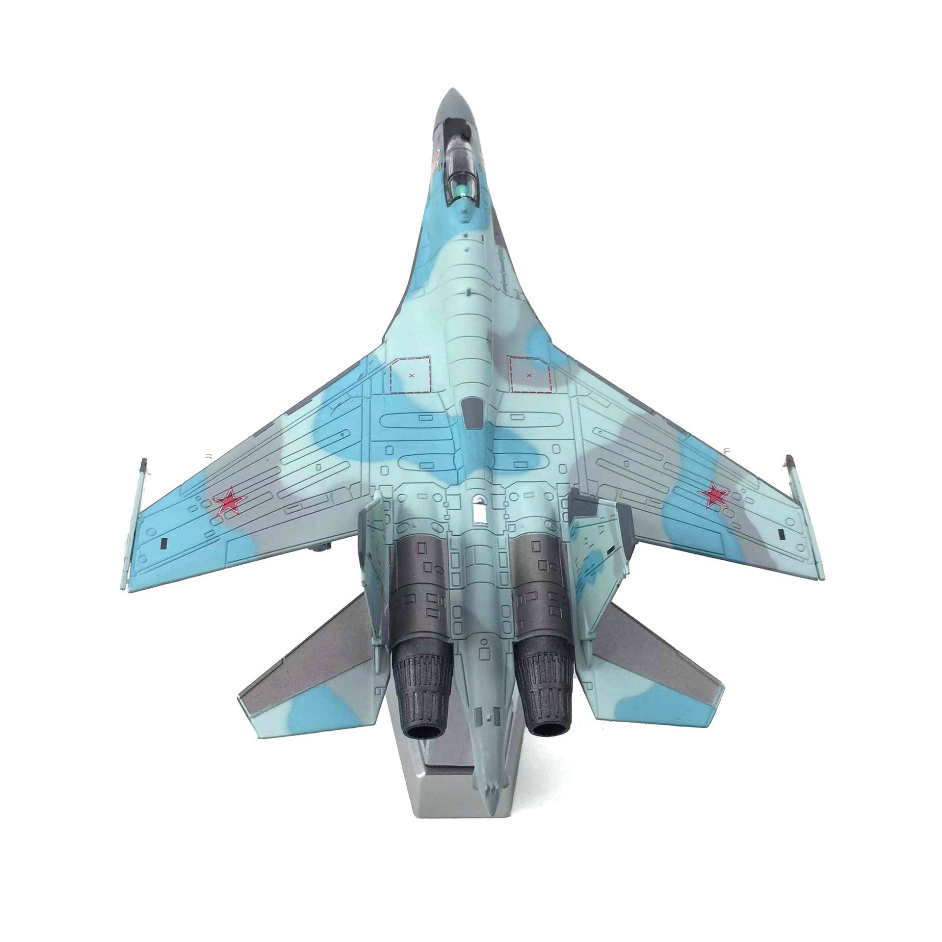 Private Jet Plane Simulation Alloy Model Of Russia Super Scale Plane SU-35