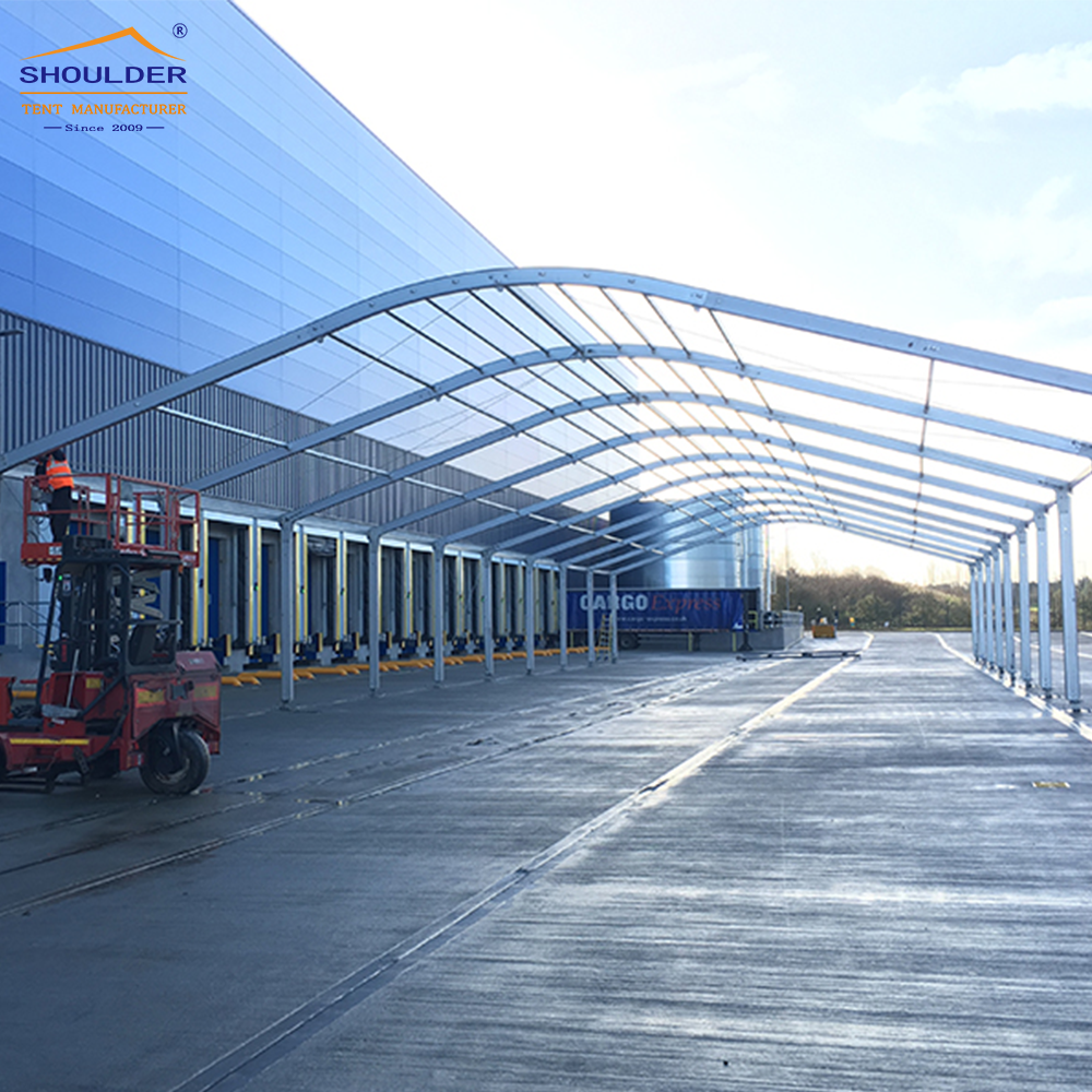 Industrial frame structure warehouse tent pvc airplane storage aircraft hangars heavy duty workshop tent with roof