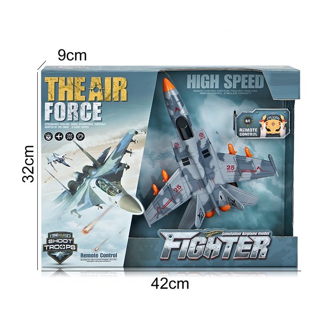 4CH kids remote control plane toys aircraft model high speed emulational remote control electric plane with light