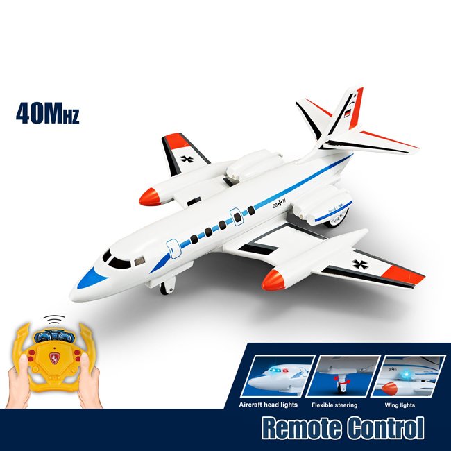 4CH kids remote control plane toys aircraft model high speed emulational remote control electric plane with light