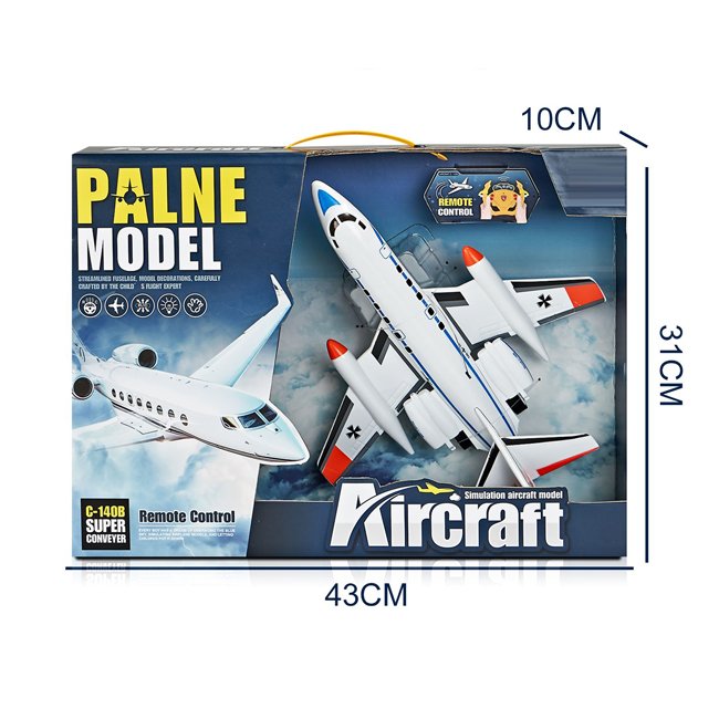 4CH kids remote control plane toys aircraft model high speed emulational remote control electric plane with light