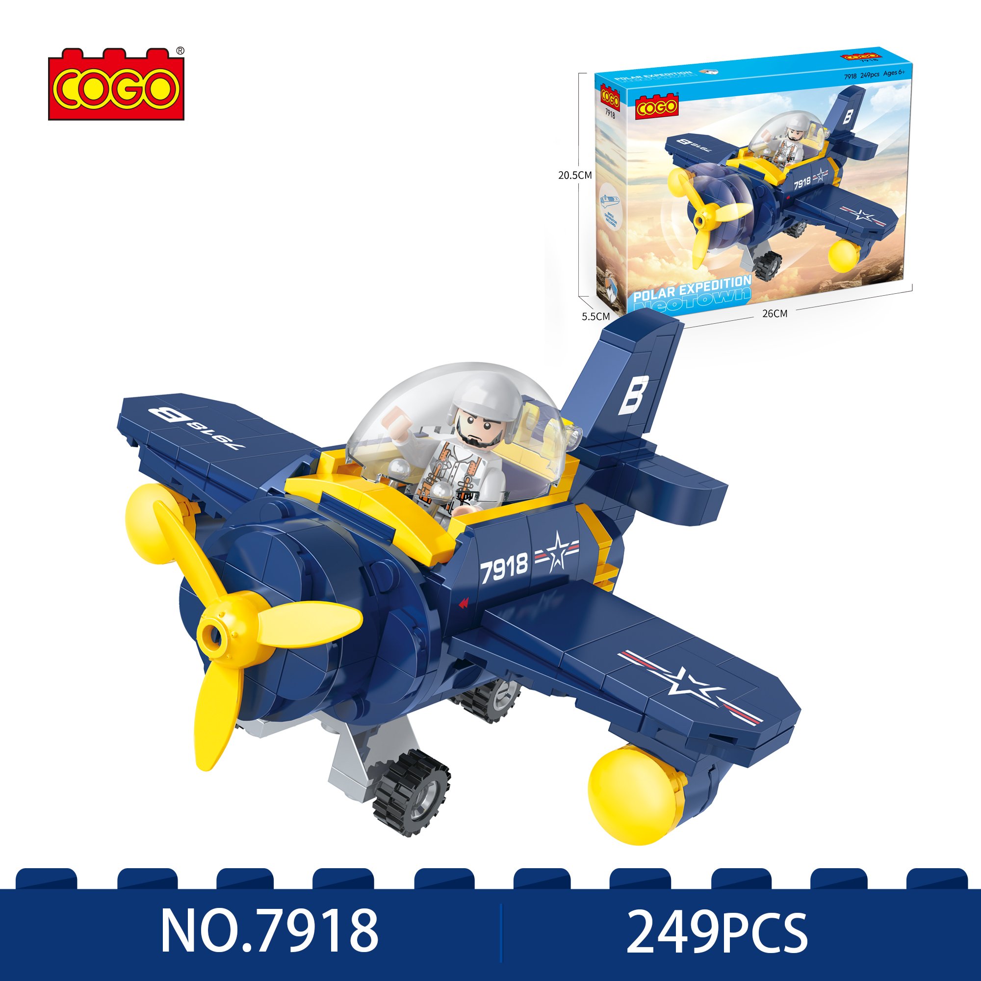 Puzzle building blocks/Q version aircraft/J-20/Screw aircraft/Yun-20 aircraft/Armed helicopter-10