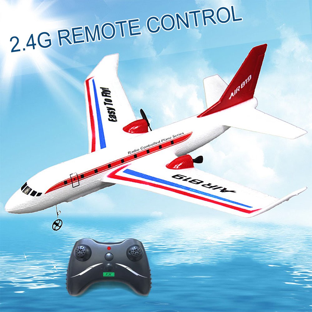 HOSHI FX-819 2.4G 2CH 410mm Drone Wingspan Remote Control Glider Fixed Wing EPP RC Aircraft RTF RC Toys for Children