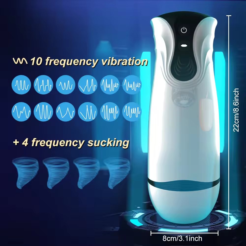 New sucking aircraft cup male clip suction masturbator deep throat fully automatic telescopic pleasure electric Masturbation cup