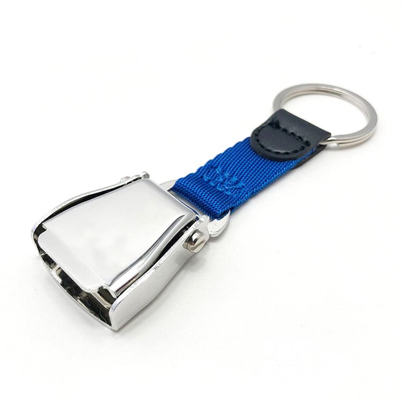 Airplane Plane Seatbelt Buckle Stock Colorful Flight Gift Keychain