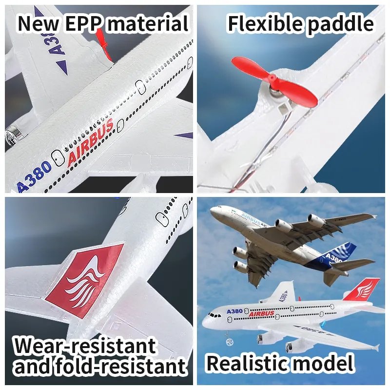 2.4ghz Remote Control Rc Foam Airplane Helicopter Toy Outdoor Aircraft Model Rc Airplane