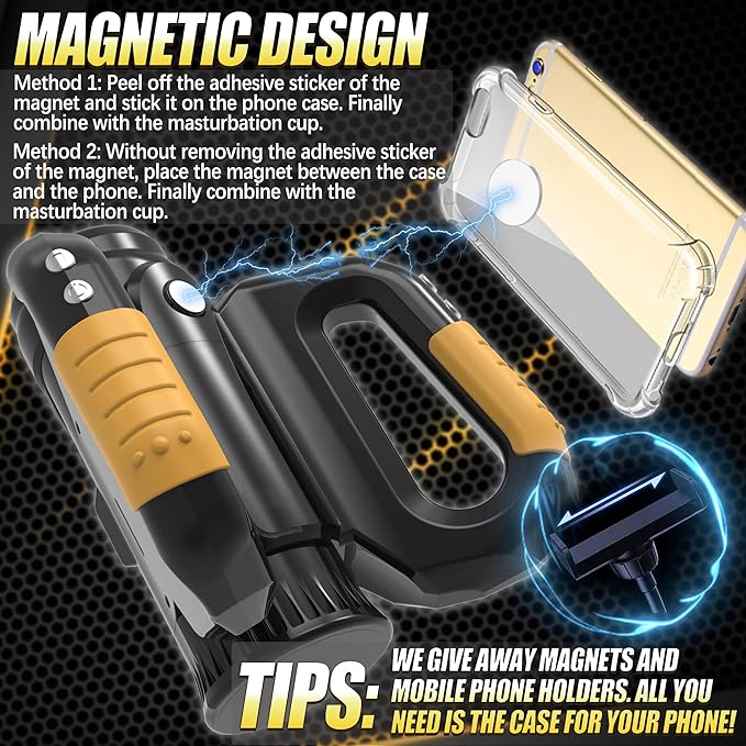 Automatic Rotating Aircraft Cup Mobile Phone Holder with xxl-xxl-xxl video Charging Double Handle Masturbator