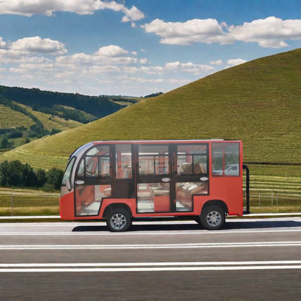 TongCai luxury premium support private custom enclosed tempered glass sightseeing vehicle onibus de turismo