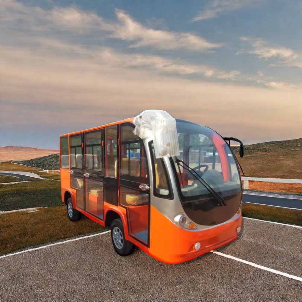 TongCai luxury premium support private custom enclosed tempered glass sightseeing vehicle onibus de turismo