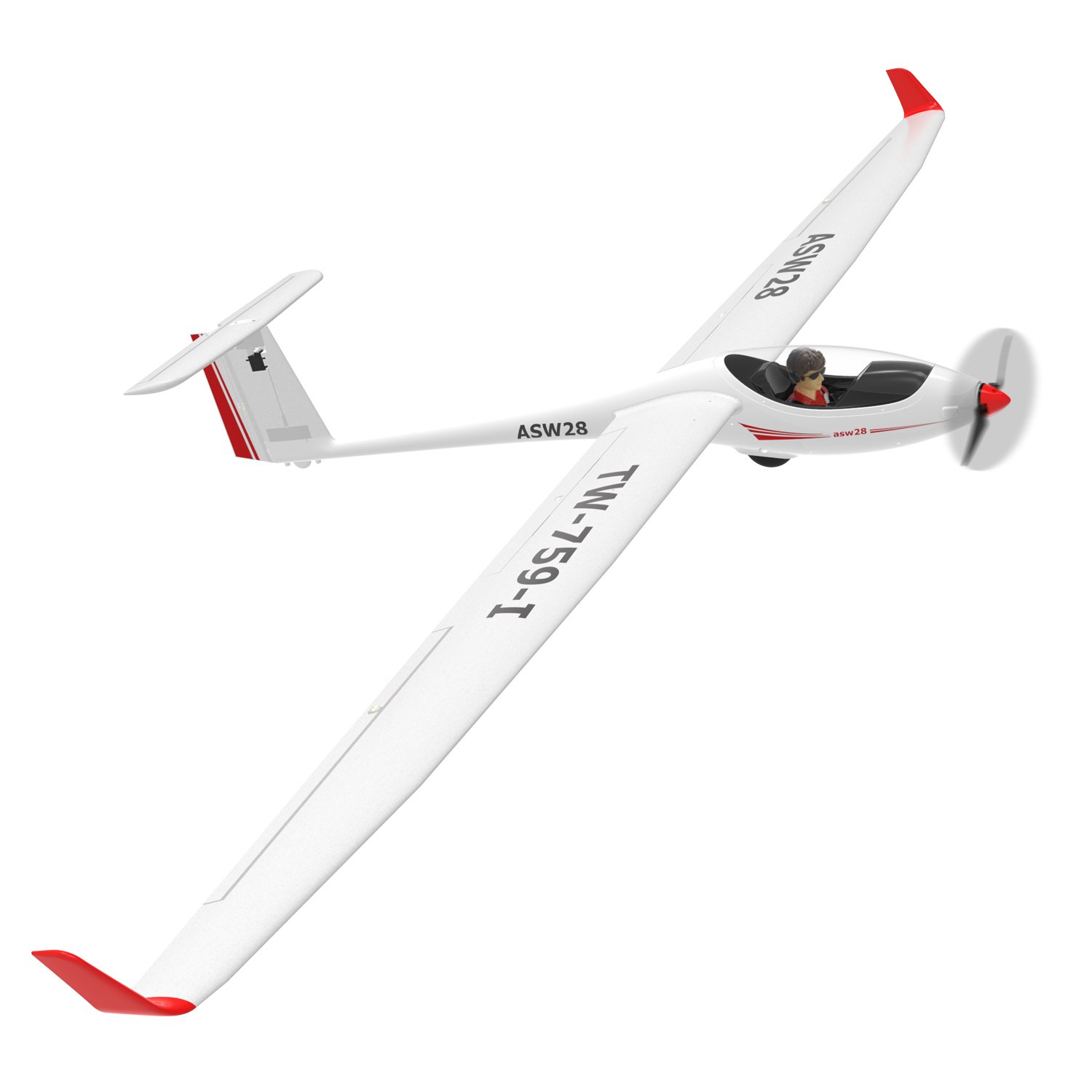 RC Aircraft ASW28 2.6M RTF Brushless Motor