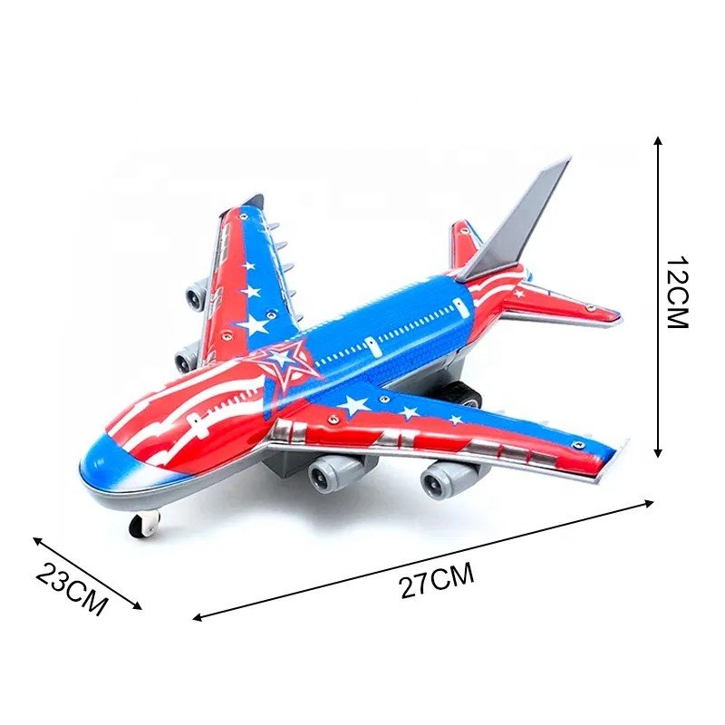 1/16 RC 2.4G Four way Remote Control Land Passenger Aircraft Stealth Fighter with Light Remote Control Model Aircraft