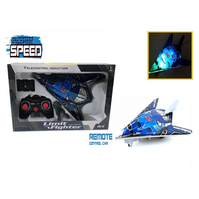 1/16 RC 2.4G Four way Remote Control Land Passenger Aircraft Stealth Fighter with Light Remote Control Model Aircraft