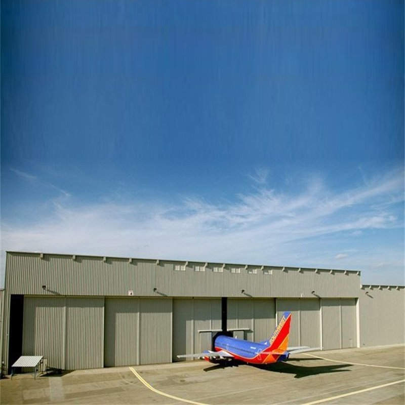 Manufacturer low cost steel structure storage airplane hangar /workshop