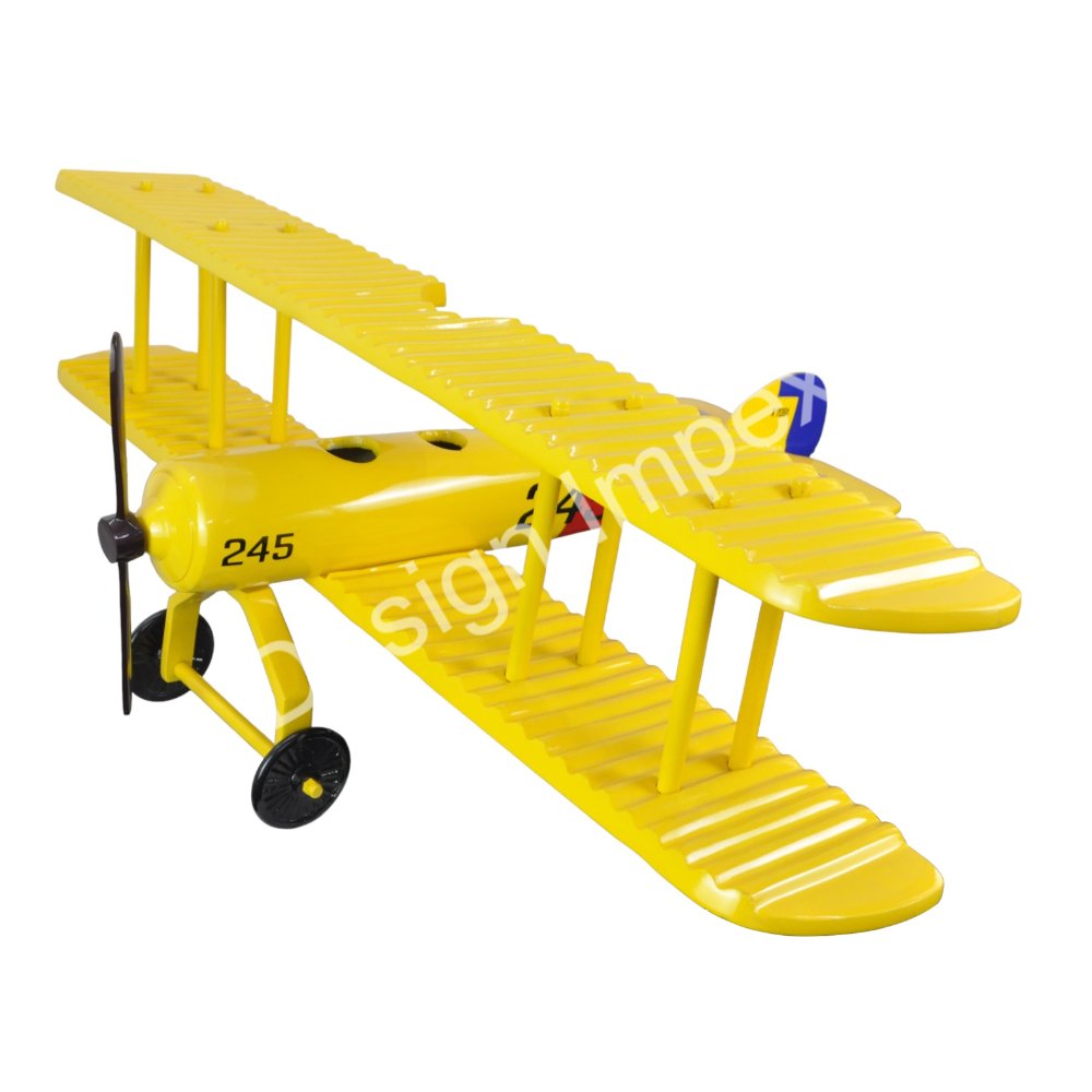 Manufacture Of Advance Quality Flying Club Aircraft Model Yellow Coated Finished 245 Unique US Navy Airplane Models From India