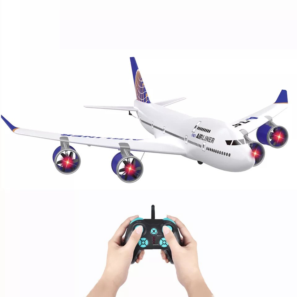 3 Ch Rc Airplane A380 Boeing 747 Mode Rc Plane Easy To Fly Stunt Roll 2.4ghz Remote Control Glider