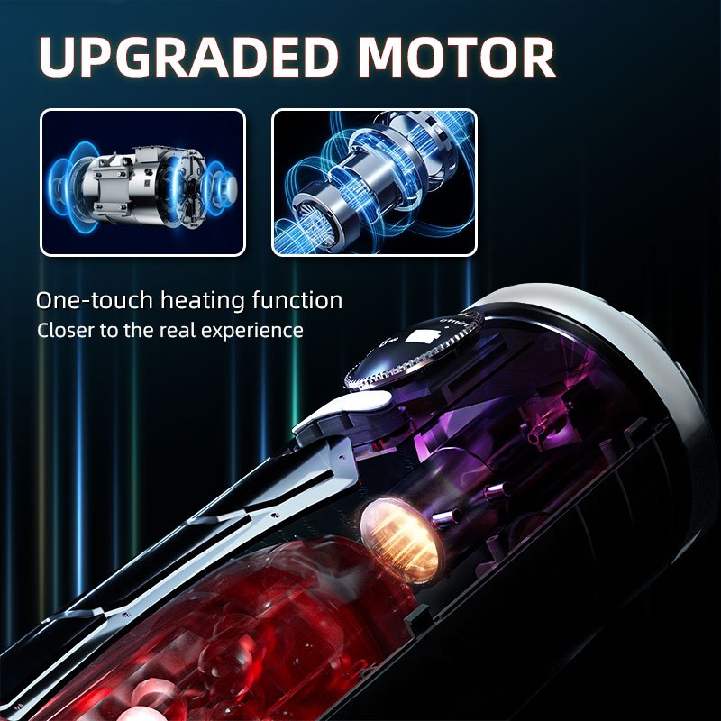New Male Masturbation Cup Silicone Real Vagina Sucking Vibrating Thrusting Masturbator Cup For Men