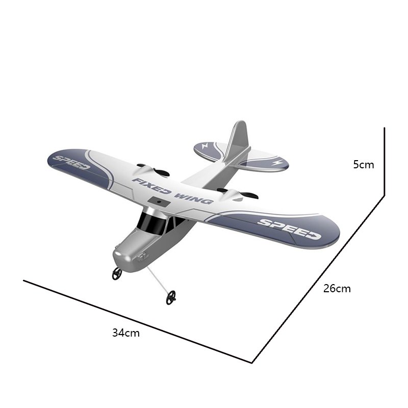 Newest 2.4G 2-Way Remote Control Aircraft Plane Kids RC Helicopter High Speed Air Glider Model Toy Airplane Plastic RC Plane