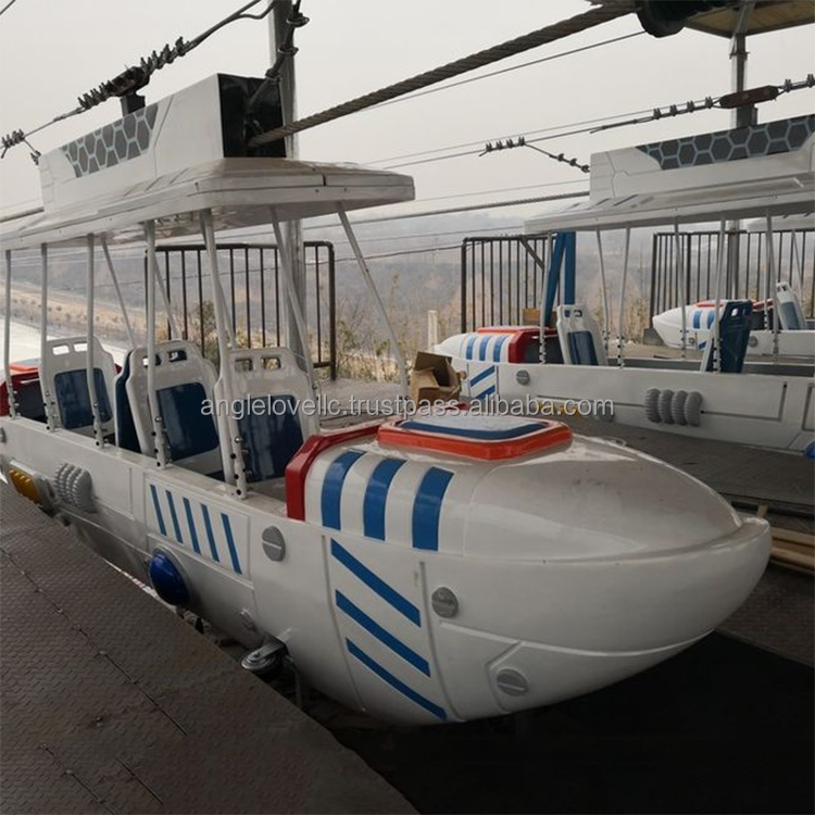 Professional Manufacturing Amusement Ropeway Wheel Boat Aerial Ropeway Cableways Airship Production Safe Cableway Spacecraft