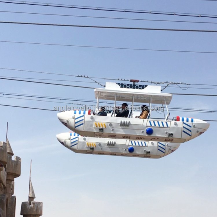 Professional Manufacturing Amusement Ropeway Wheel Boat Aerial Ropeway Cableways Airship Production Safe Cableway Spacecraft