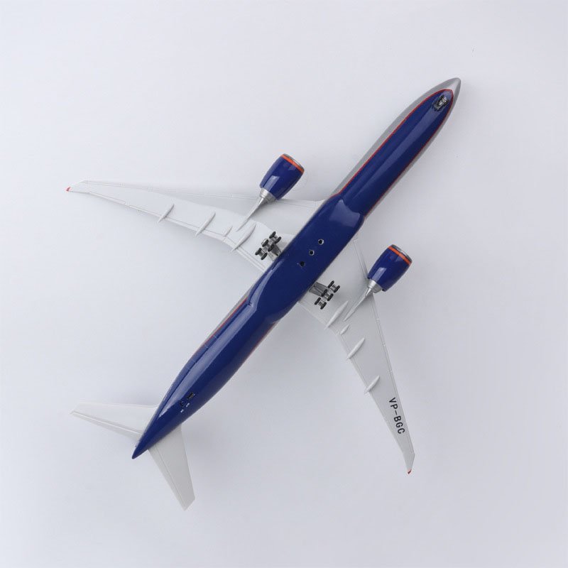 Carbon Fiber 1/157 Scale 47CM Aeroflot-Russian Airlines Boeing 777 Aircraft Model Civil Aviation Passenger Simulation Gift