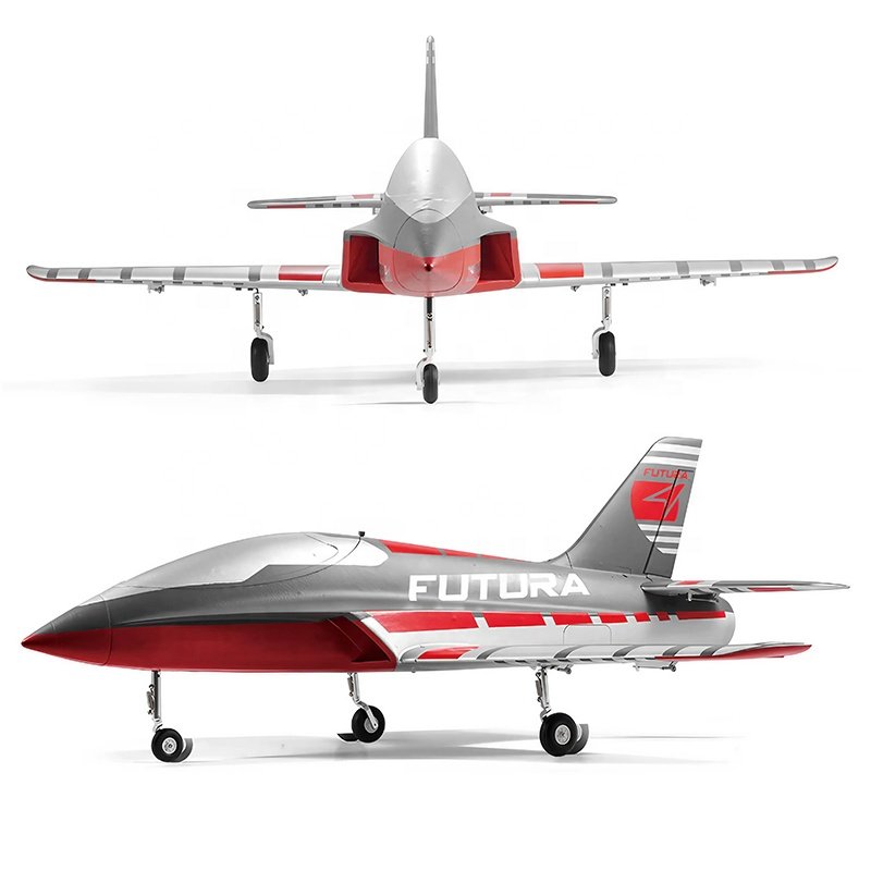 Precision Flight Awaits FMS 64mm EDF Futura RC Jet Plane PNP with CNC Landing Gear 40A ESC Brushless Thrills for Advanced Flyers