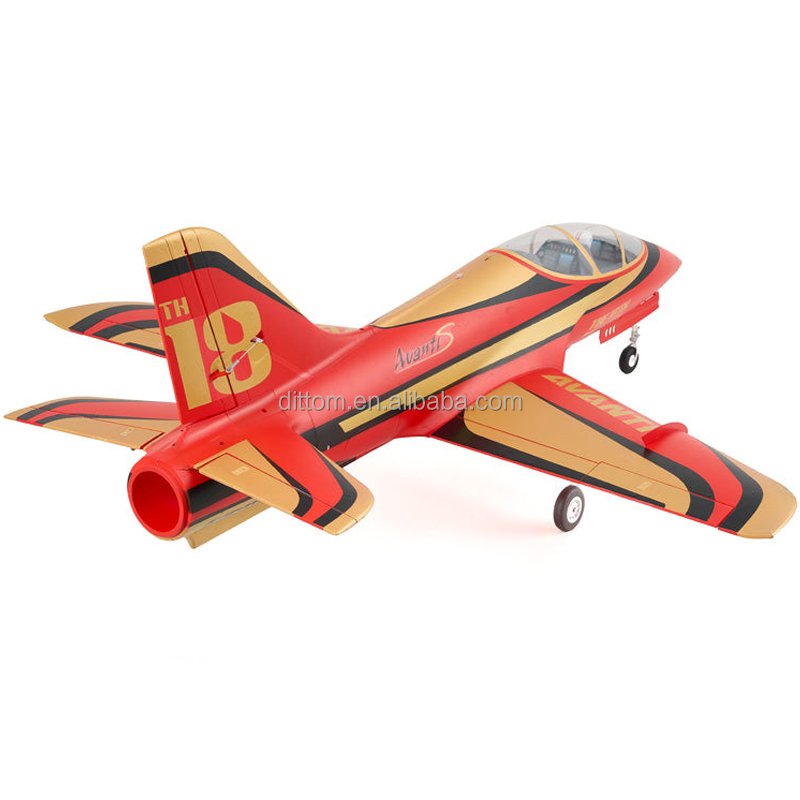 FMS150PRD Electric Glider Aircraft Model 2.4G 6CH RC Fighter Airplane PNP 90mm EDF Avanti Foam Aircraft Outdoor Toys