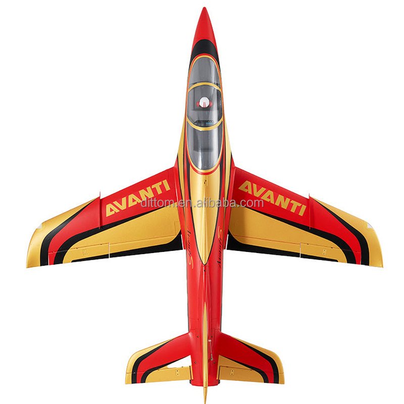 FMS150PRD Electric Glider Aircraft Model 2.4G 6CH RC Fighter Airplane PNP 90mm EDF Avanti Foam Aircraft Outdoor Toys