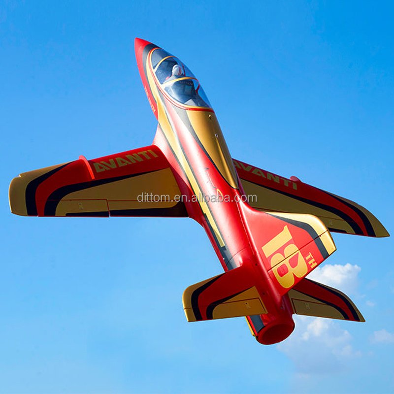 FMS150PRD Electric Glider Aircraft Model 2.4G 6CH RC Fighter Airplane PNP 90mm EDF Avanti Foam Aircraft Outdoor Toys