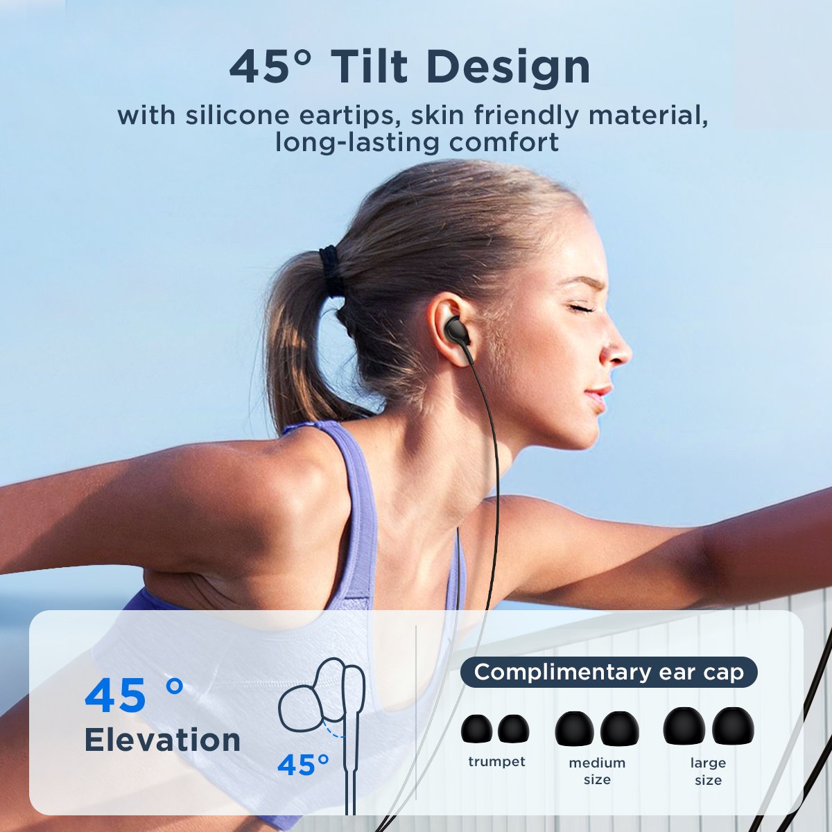 JOYROOM in Ear Earphones Wired Earphones 3.5 mm with Mic